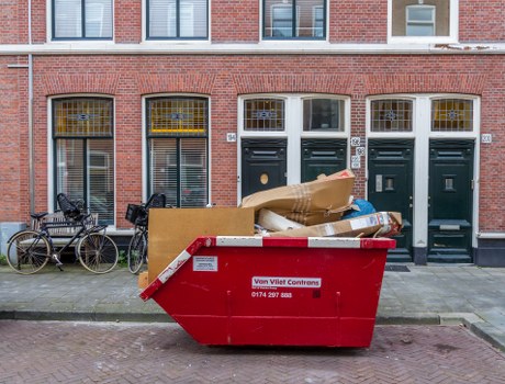 Professional team conducting office clearance